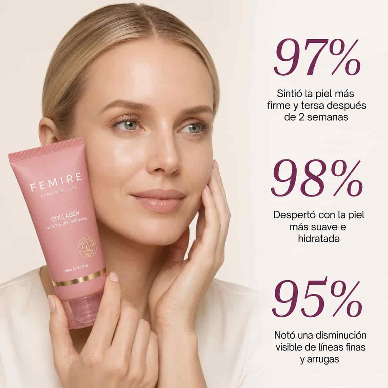 FEMIRE – Mascarilla nocturna de colágeno