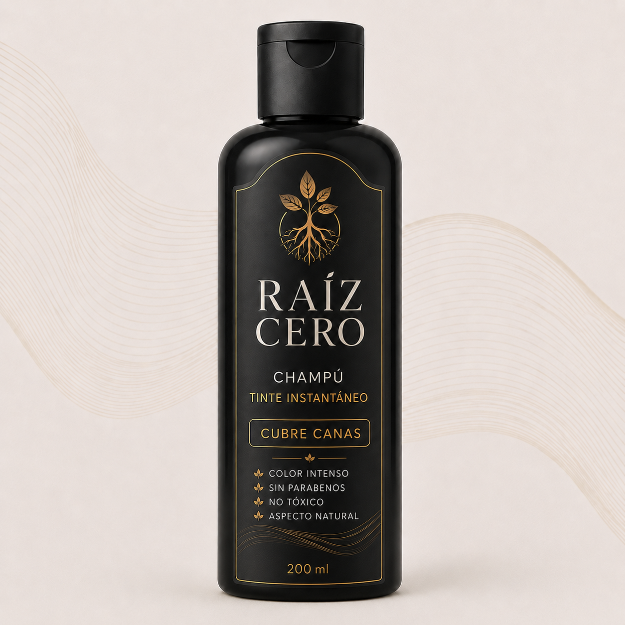 Raíz Cero® – Shampoo de tinte instantáneo. Tapá tus canas en minutos
